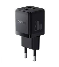 Baseus Palm 20W PD Charger (1 Type-C / 1 USB) (Black) P10111608113-00