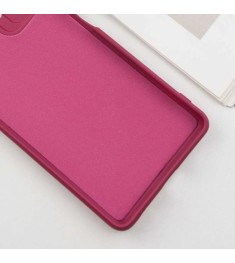 Силіконовий чохол Original Xiaomi Redmi Note 10  /  Note 10S (Бордовий)