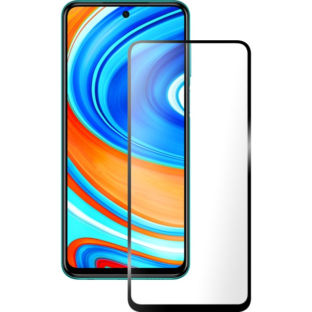 Захисне скло 5D Standard Xiaomi Redmi Note 9 Pro  /  Note 9S  /  Poco X3  /  K30 Чорне