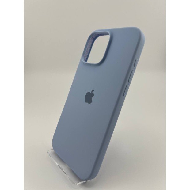 Силіконовий оригінальний чохол для Apple iPhone 16 Pro Max (15) Ліловий