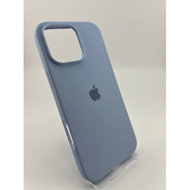 Силіконовий оригінальний чохол для Apple iPhone 16 Pro Max (15) Ліловий