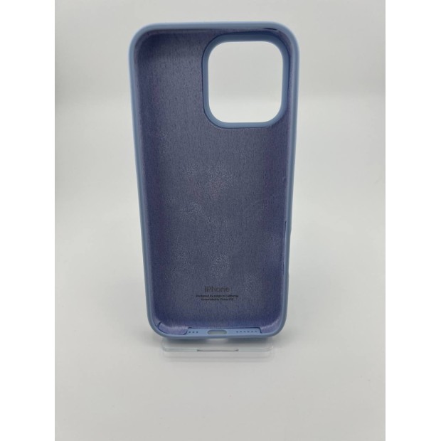Силикон Original Round Case Apple iPhone 16 Pro Max (15) Lilac
