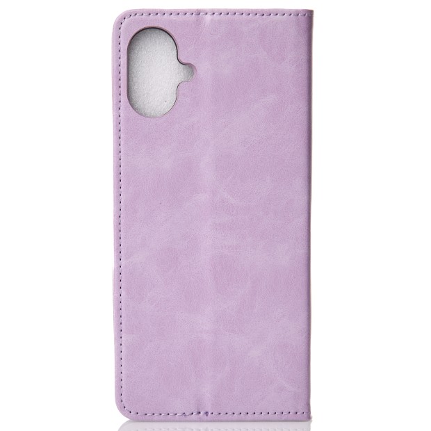 Чехол-книжка Leather Elegant Samsung Galaxy A07 (Тёмная фиалка)