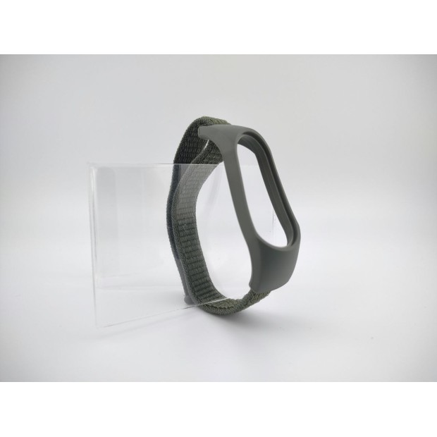 Ремешок Velcro Xiaomi Mi Band 3 / Mi Band 4 (Хаки) Ремешок Velcro Xiaomi Mi Band 3 / Mi Band 4 (Хаки)