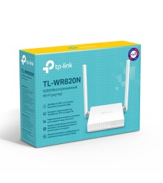 Беспроводной роутер-маршрутизатор TP-Link TL-WR820N V2 2.4 ГГц