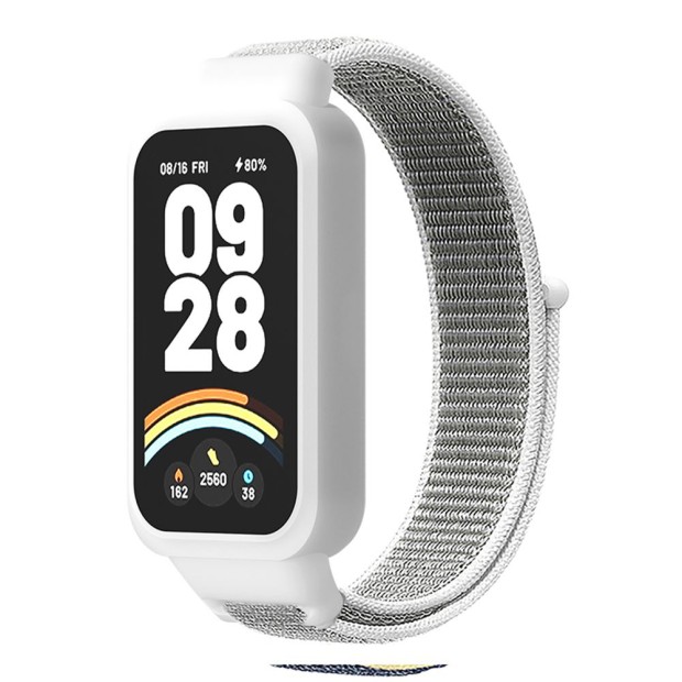 Ремешок Velcro Xiaomi Mi Band 9 Active (Cloud Gray)
