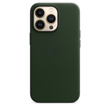 Чохол шкіряний з MagSafe для Apple iPhone 14 Pro (Sequoia Green)
