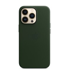 Чохол шкіряний з MagSafe для Apple iPhone 14 Pro (Sequoia Green)