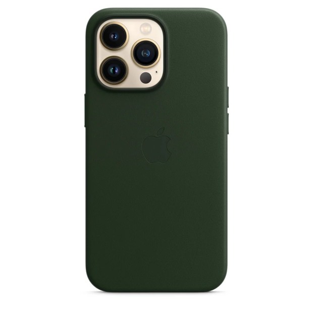 Чохол шкіряний з MagSafe для Apple iPhone 14 Pro (Sequoia Green)