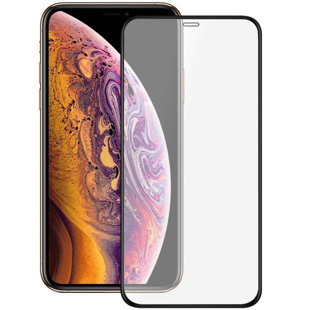 Захисне скло 5D Matte Ceramic на Apple iPhone XS Max  /  11 Pro Max чорне