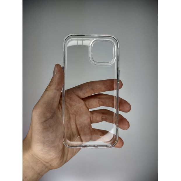 Силіконовий чохол Space Case для Apple iPhone 15 (Прозорий)