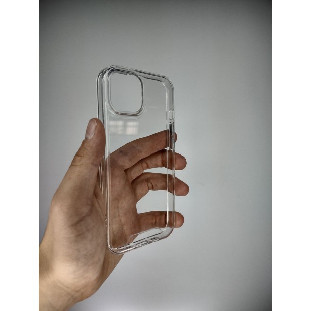 Силіконовий чохол Space Case для Apple iPhone 15 (Прозорий)