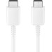 USB-кабель Samsung EP-DA705BWRGRU 60W (1m) (Type-C - Type-C) (White) (Original) K
