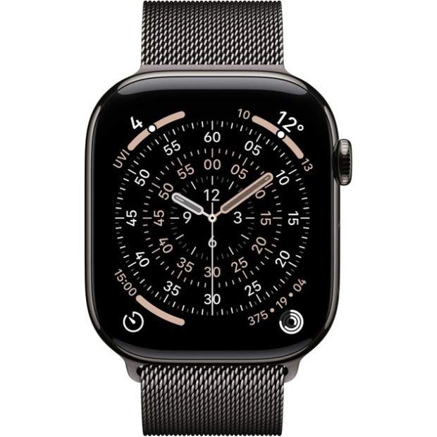 Смарт-часы Apple Watch 10 46mm LTE (Slate Titanium) (Slate Milanese Loop) (M/L) (Grade A+) 99% Б/У O Смарт-часы Apple Watch 10 46mm LTE (Slate Titanium) (Slate Milanese Loop) (M/L) (Grade A+) 99% Б/У O