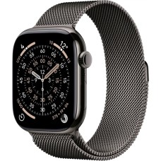 Смарт-годинник Apple Watch 10 46mm LTE (Slate Titanium) (Slate Milanese Loop) (M / L) (Grade A+) 99% Вживаний O