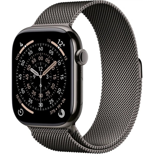 Смарт-часы Apple Watch 10 46mm LTE (Slate Titanium) (Slate Milanese Loop) (M/L) (Grade A+) 99% Б/У O Смарт-часы Apple Watch 10 46mm LTE (Slate Titanium) (Slate Milanese Loop) (M/L) (Grade A+) 99% Б/У O