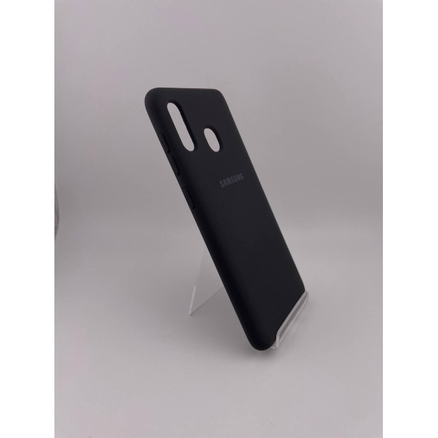 Original Logo Silicone Samsung Galaxy A20  /  A30 (2019) (Dark Gray)