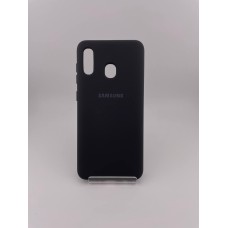 Original Logo Silicone Samsung Galaxy A20  /  A30 (2019) (Dark Gray)