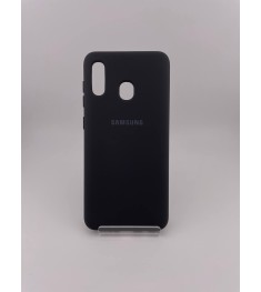 Original Logo Silicone Samsung Galaxy A20  /  A30 (2019) (Dark Gray)