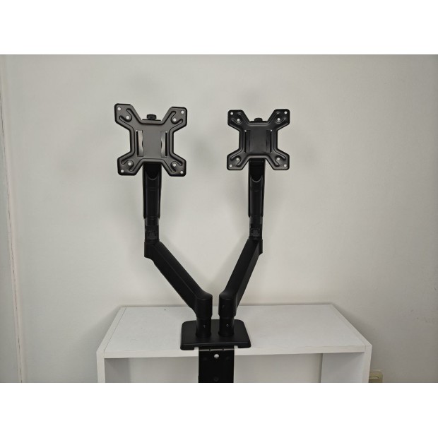 Настільний тримач-кронштейн для двох моніторів M252D (Чорний)