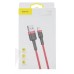 USB-кабель Baseus Cafule Special Edition 3A (1m) (Type-C) (Красный) CATKLF-B09