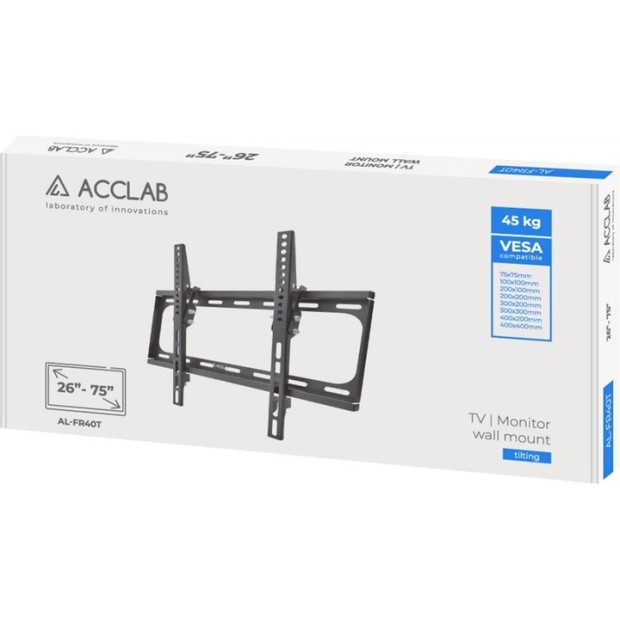 Кронштейн для телевизора и монитора ACCLAB FR40/T (26-75
