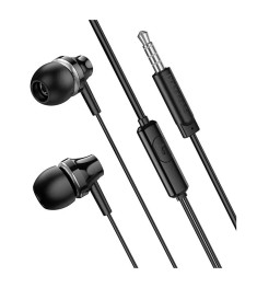 Wired in-ear headset Borofone BM74 Singer (Black)