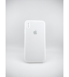 Оригінальний силіконовий чохол Square RoundCam для Apple iPhone XS Max (06) Біло..