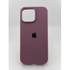 Силикон Original Round Case Apple iPhone 16 Pro Max (01) Bilberry (Уценка) (Категория 1)