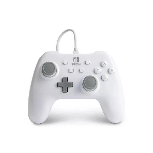 Геймпад PowerA Wired for Nintendo (White) (Товар c уценкой, Grade A) DL