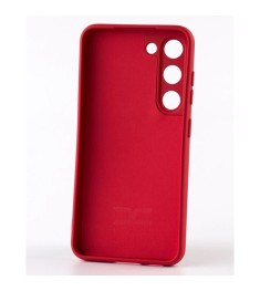 Силіконова оригінальна накладка Samsung Galaxy S23 FE (ShutCam) (Червоний)