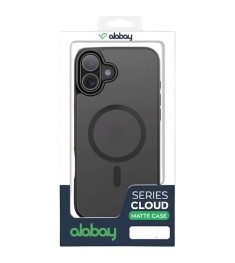 Силиконовый чехол Alabay Cloud Matte Apple iPhone 16 (Black)