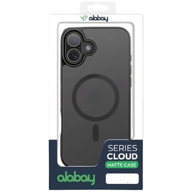 Силіконовий чохол Alabay Cloud Matte Apple iPhone 16 (Чорний)