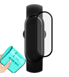 Захисне скло 5D для Xiaomi Mi Smart Band 7 Чорне.