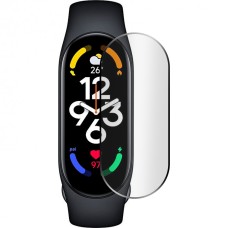Захисне скло 5D для Xiaomi Mi Smart Band 7 Чорне.