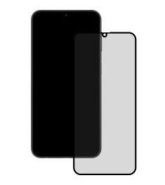Захисне скло 5D Matte Ceramic для Samsung Galaxy A24 Чорного кольору