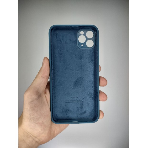 Силіконовий чохол Original RoundCam для Apple iPhone 11 Pro Max (39) Cosmos Blue