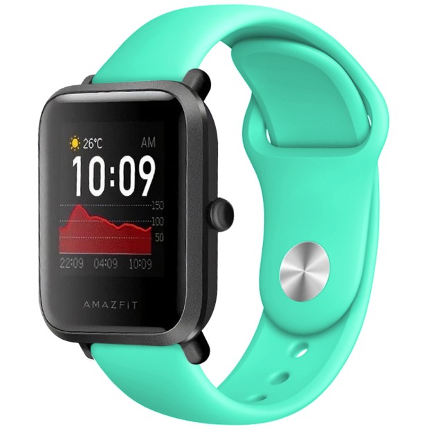 Ремешок Original Design Xiaomi Amazfit Bip 22мм (Simple Lock) (Бирюзовый)