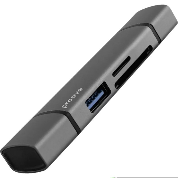 Перехідник Card Reader Proove Arc Link 3-in-1 (USB3.0 /  Micro SD  /  SD) (Black) (80191)