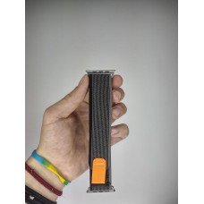 Ремінь Trail Loop для Apple Watch 42  /  44  /  49 мм (Чорний  /  Помаранчевий)