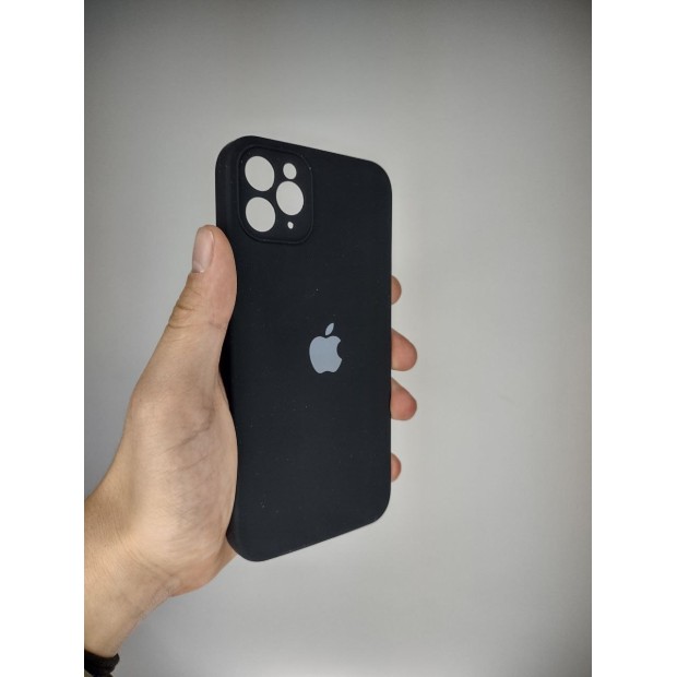 Оригінальний чохол Square RoundCam із силікону для Apple iPhone 11 Pro Max (07) чорний