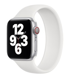 Ремешок Silicone Apple Watch Solo Loop (M) 42 / 44 mm (White)