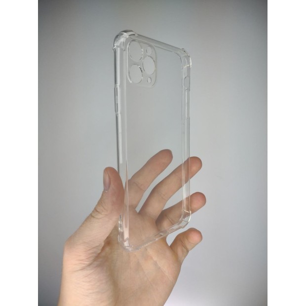 Силікон 6D Apple iPhone 11 Pro Max (ShutCam) (Прозорий)