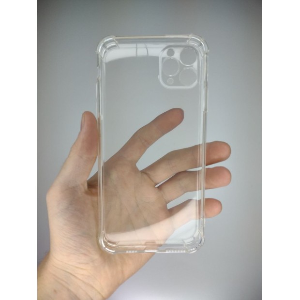 Силикон 6D Apple iPhone 11 Pro Max (ShutCam) (Прозрачный)