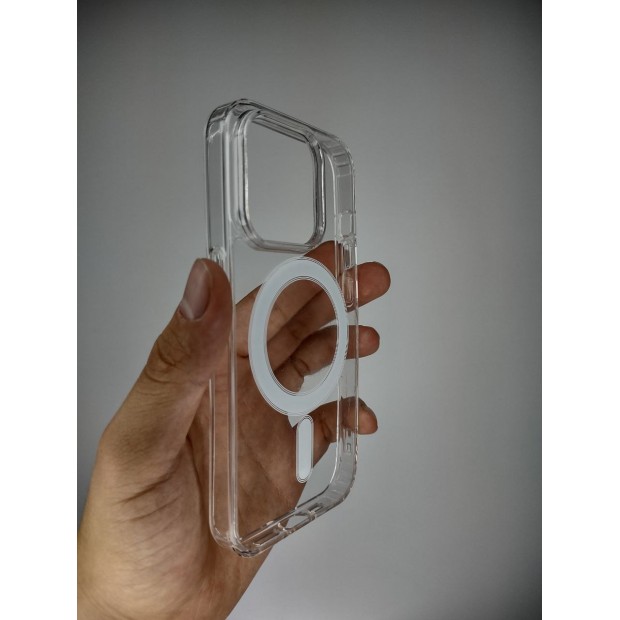 Чохол Clear Case with MagSafe для Apple iPhone 15 Pro (Прозорий)