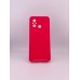 Силікон оригінальний Xiaomi Redmi 12C  /  11A (з захисною шторкою камери) (малиновий)
