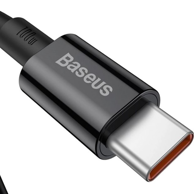 USB-кабель Baseus Superior 100W (2m) (Type-C to Type-C) (Чёрный) CATYS-C01