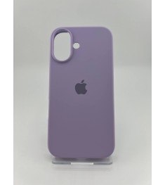 Силіконовий оригінальний круглий чохол для Apple iPhone 16 (71) Light Glycine