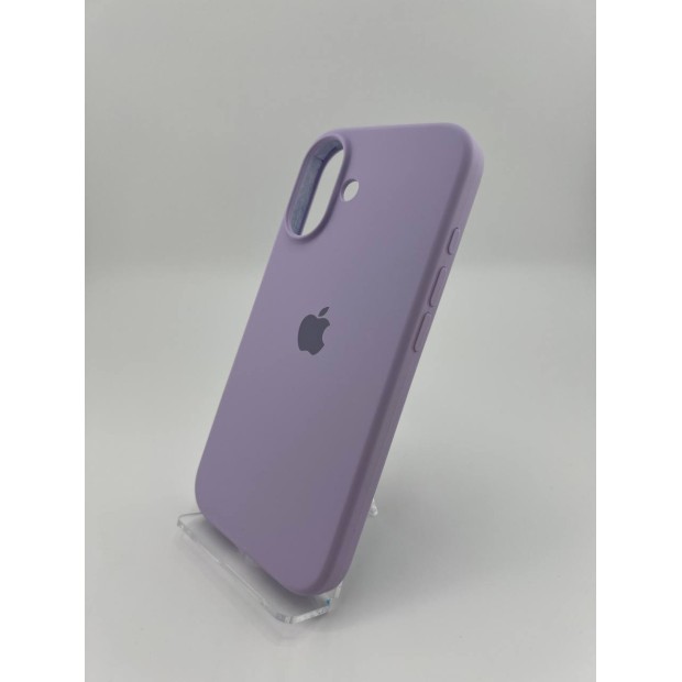 Силіконовий оригінальний круглий чохол для Apple iPhone 16 (71) Light Glycine