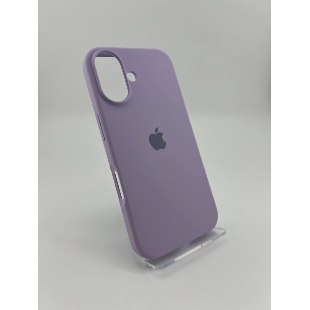 Силіконовий оригінальний круглий чохол для Apple iPhone 16 (71) Light Glycine
